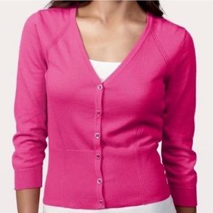 CAbi Pink Cardigan. H17